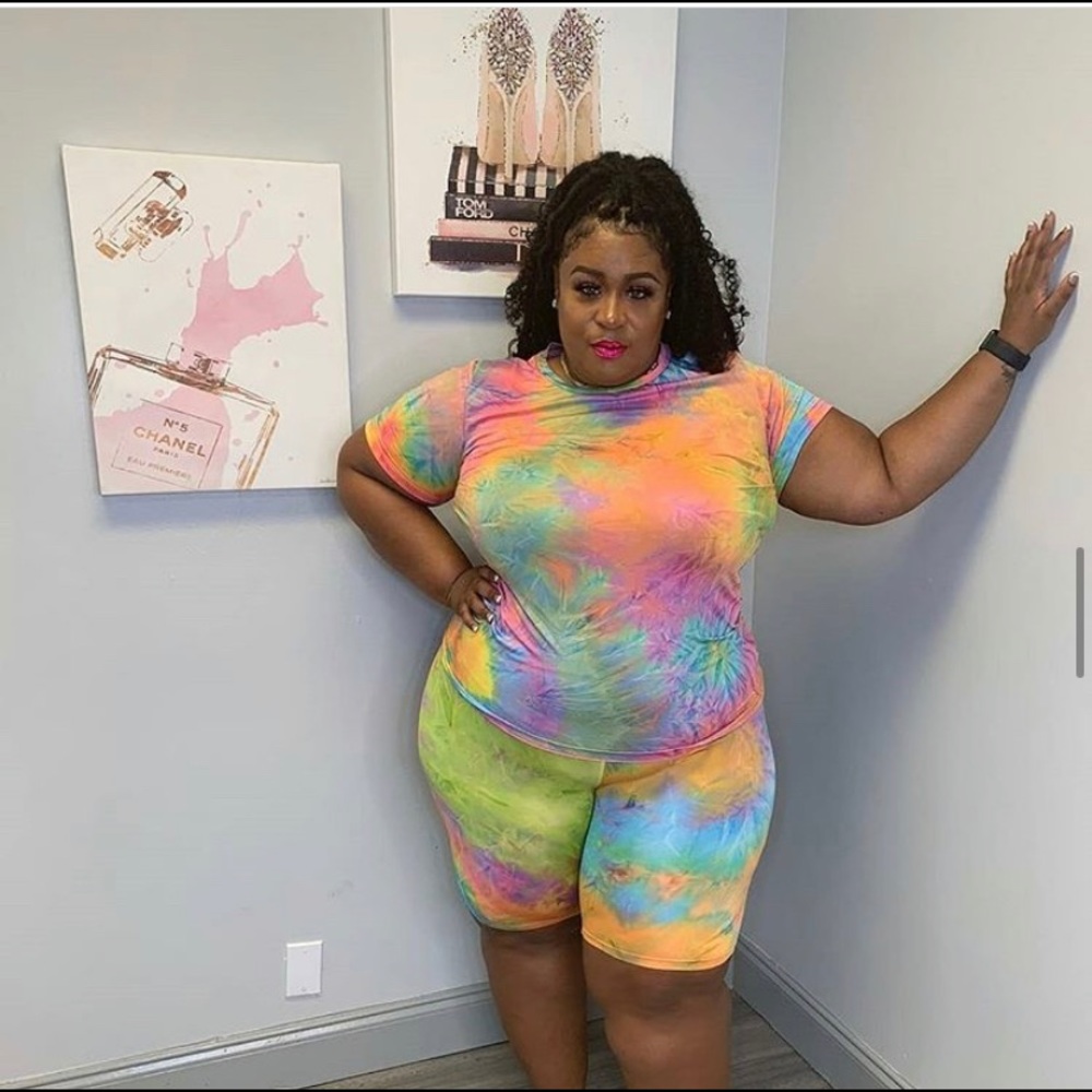 Tie Die 2 piece Matching Set - Picture 5 of 5
